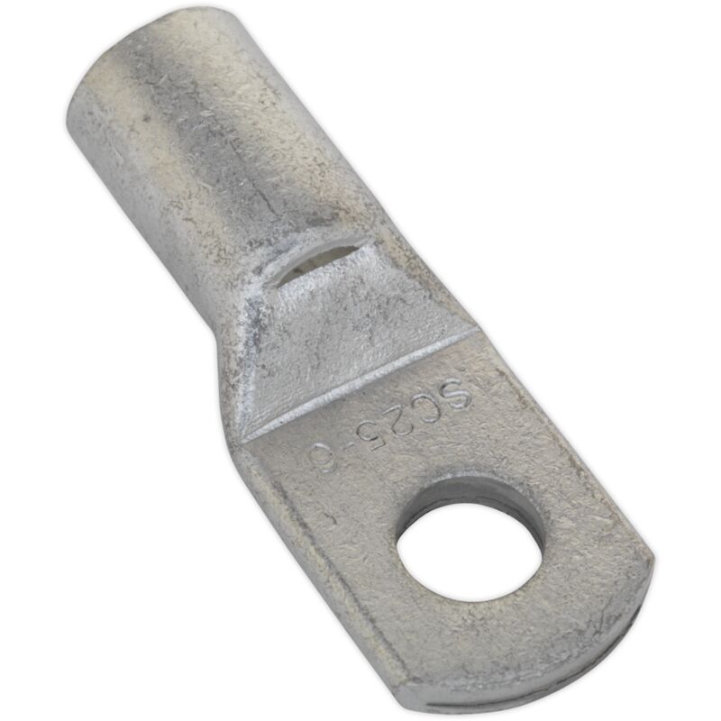 LT256 Copper Lug Terminal 25mm² x 6mm Pack of 10 - Sealey