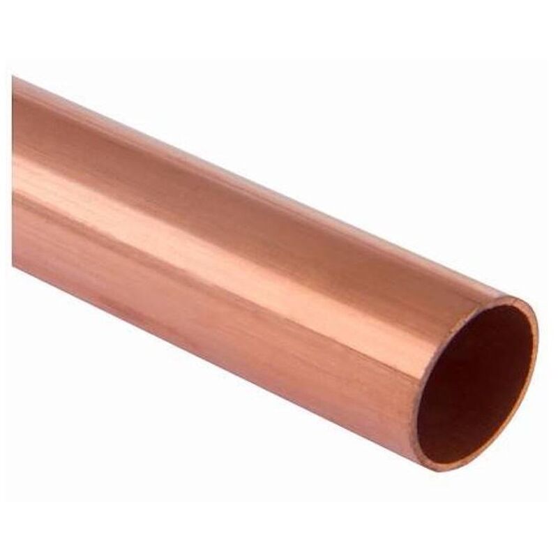 Copper without insulating tube 1/2 cut per meters