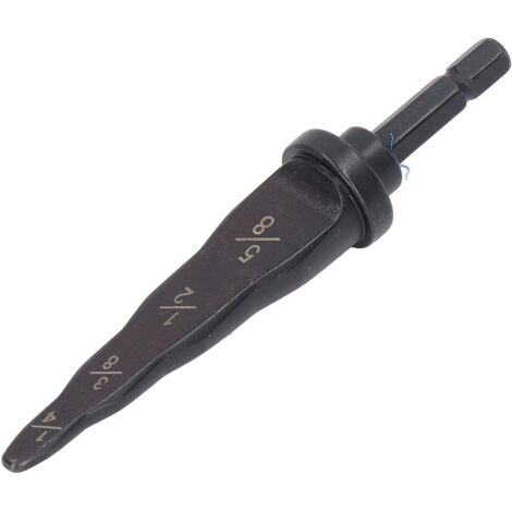 Copper Pipe Crimping Tool, 1/4 3/8 1/2 5/8inch Durable Universal Pipe Tube Expander Punching Tool No Damage with Plastic Box for Industrial Use