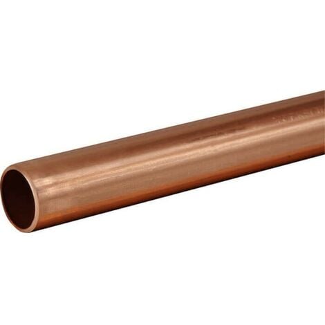 Copper Tube 22mm x 1m Length BS EN1057 R250 British Copper Pipe 1000mm 100cm