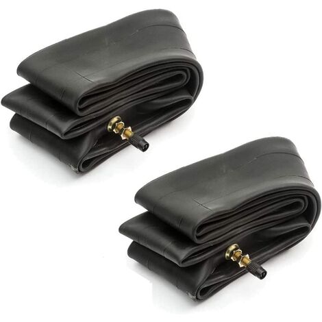COPPIA 2 CAMERE D'ARIA 2.00/2.25 19" PER MOTO SCOOTER CROSS VALVOLA TR4 TUBO INNER TUBE (2.00/2.25-19") Ecovelo