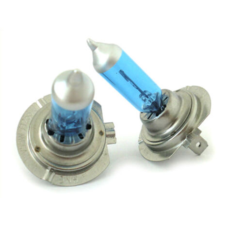 Coppia 2 Lampade Alogena H7 12V 55W PX26d con Effetto Xenon Bianco per Fari Anteriori