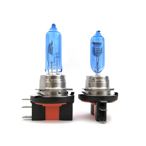 Coppia 2 Lampade H15 12V 55/15W Xenon Bianco 5000K PGJ23t-1 Luci Diurne