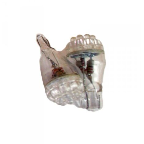 Coppia 2 Lampade Led T10 T15 Con 9 Led F3 Colore Bianco Freddo 6000K 12V 0,2W