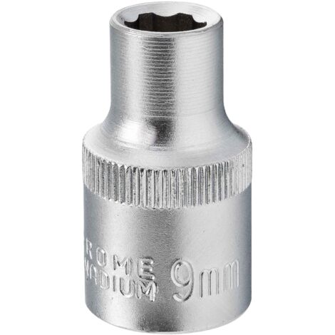 Coppia a 6 facce con quadrato da 1/2"9 mm