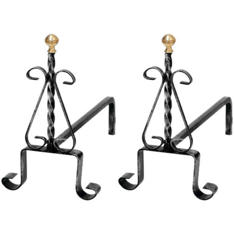 COPPIA ALARI TORCIGLIONE 1093/40- 1,0 coppie