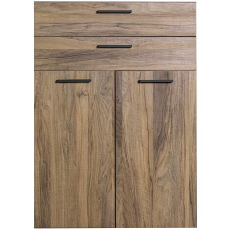 COPPIA ANTE DAVINCI H104CM CON CASSETTI NOCE BRERA