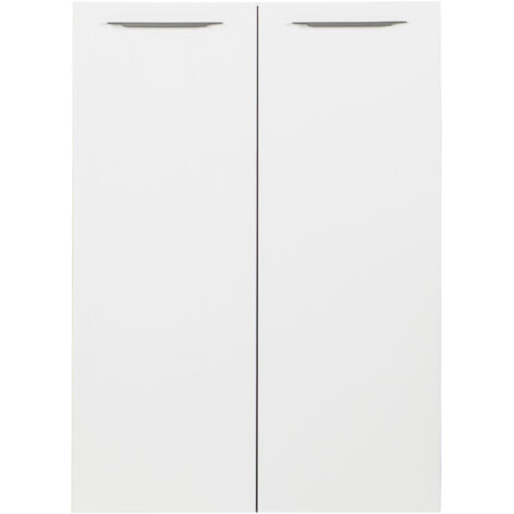 COPPIA ANTE DISEGNO 75XH105CM BIANCHE LACCATE