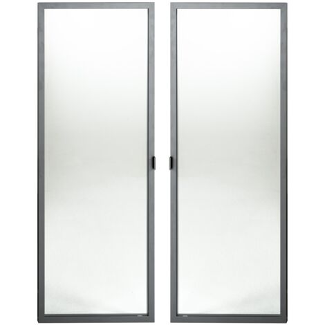 COPPIA ANTE VETRO RILEGA 36,5XH101CM