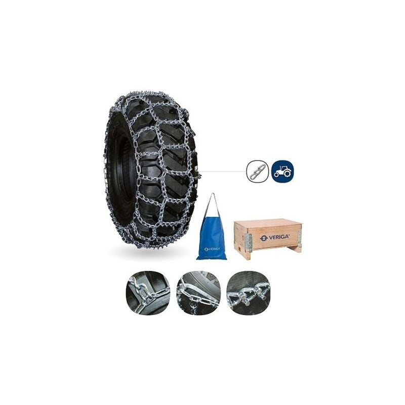 Newgarden - Coppia catene da neve per trattori e