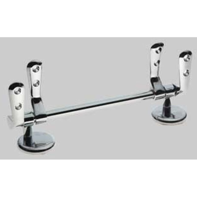 COPPIA CERNIERA UNIVERSALE CON TUBO 185 - Cromata