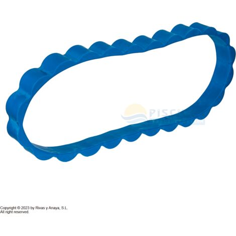 Coppia cingoli per pulitore indigo Zodiac blu