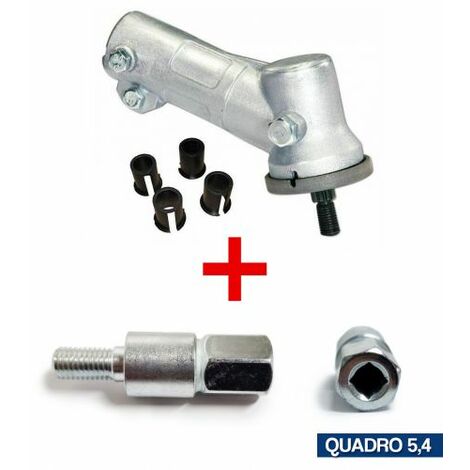 COPPIA CONICA UNIVERSALE PER DECESPUGLIATORE COMPLETA DI INSERTO PROFES 25108V QUADRO 5,4 (29485)