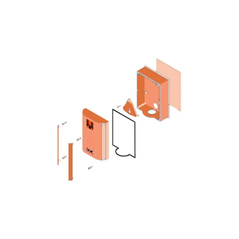 Pièce détachée paire de boîtes pour photobeam 494013 - Faac