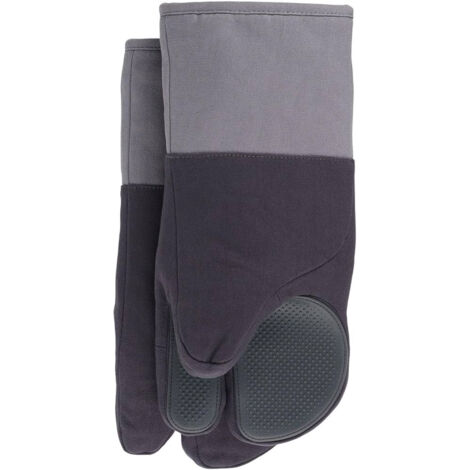 Coppia de guanti da forno Joseph Joseph Pinch - design ergonomico con distanziatore de indice per una maggiore destrezza, palmo de silicone resistente al calore fino a 230 °C, polsino imbottito e ganc