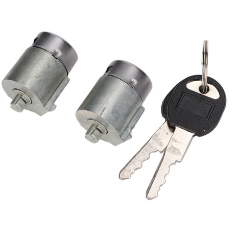 coppia di cilindri universali per serratura della portiera dell'auto con 2 chiavi, adatti per Chevrolet.