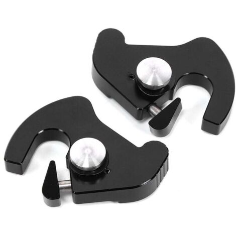 Coppia di clip di montaggio per portapacchi Sissy Bar girevoli sinistra-destra in alluminio CNC per Touring-RAPANDA