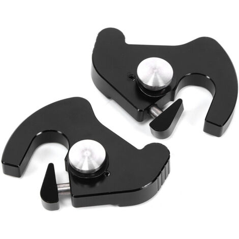 Coppia di clip di montaggio per portapacchi Sissy Bar girevoli sinistra-destra in alluminio CNC per Touring-RAPANDA