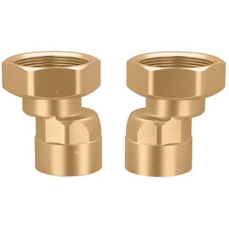 Coppia di codoli eccentrici per gruppi serie 165,166 e 167 Caleffi 165006  1"F