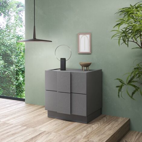 Coppia di comodini a 2 cassetti Terry linea Chèrie disponibile in 2 colori