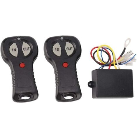 coppia di controller wireless, kit di controllo remoto wireless universale per verricello da 12 V per auto e camion