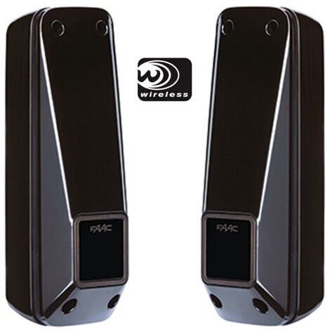 Coppia Di Fotocellula Orientabile 20MT Wireless Batteria FAAC XP20 W D 785104