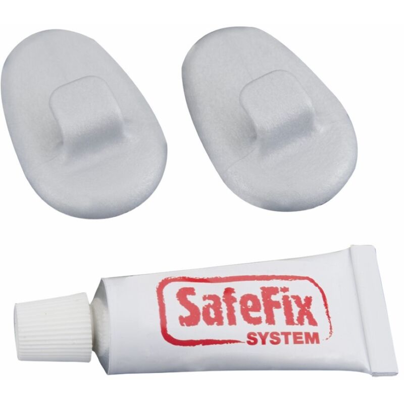 Set 2 Ganci In Plastica Pa Colla Extra Forte Metaltex