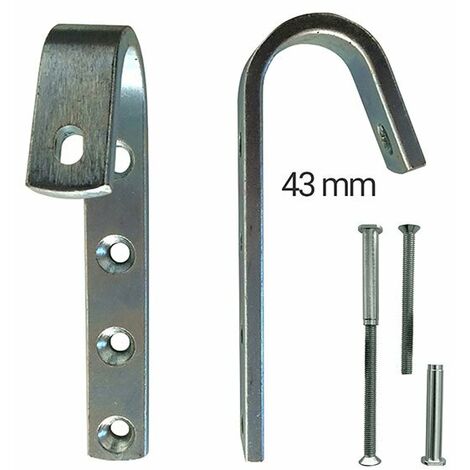 Ganci Blocca Scala Draper Per Portapacchi Auto - Argento, Sicuri E Senza Utensili