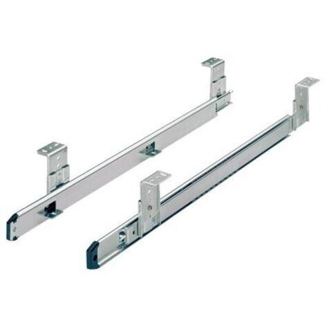 Coppia di guide a sfera KA 3434 HETTICH - Portata 20 kg - L.400 mm - Per supporto tastiera scorrevole - 77802