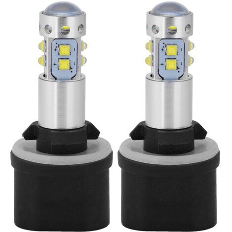 Coppia di lampadine a LED per fari - Bianche, per luci diurne/fendinebbia, universali per auto