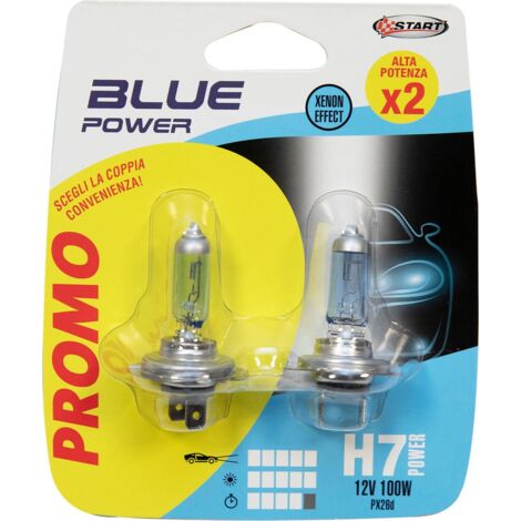 Coppia di lampadine auto alogene H7 12V 100W PX26d