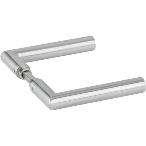 Coppia di maniglie per porte in vetro 1802 BASIC 02 VA Forma a 45° 4-KT.8mm