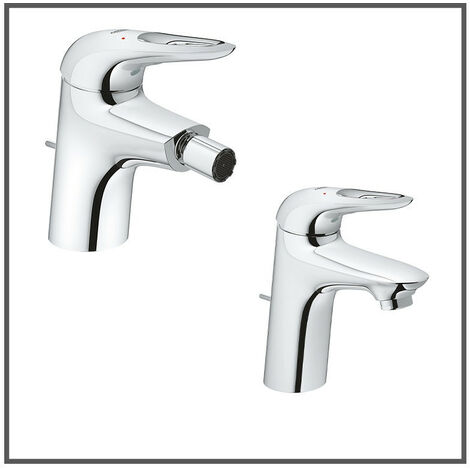 Coppia di Miscelatori GROHE - Bidet + Lavabo - Finitura Cromata