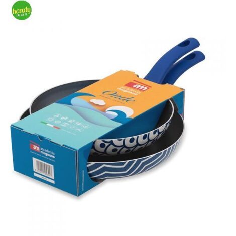 Coppia di padelle Accademia Mugnano Onda 24/28 cm