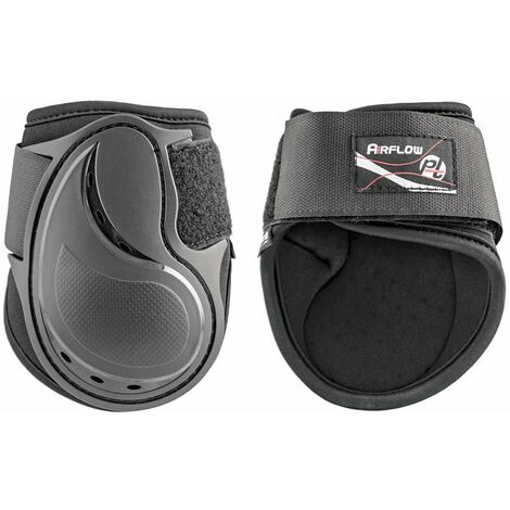 Coppia di paranocche Air Flow in neoprene forato con sistema di aerazione e rinforzo in plastica: FULL, Nero
