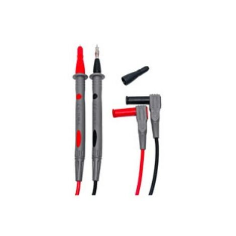 HT INSTRUMENTS Coppia di Puntali professionali 4324-2 Rosso-Nero 2-4mm 90 gradi HT HA000765