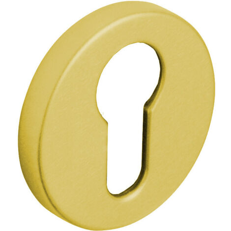 COPPIA DI ROSETTE CIECHE IN OTTONE - VACHETTE - 042597