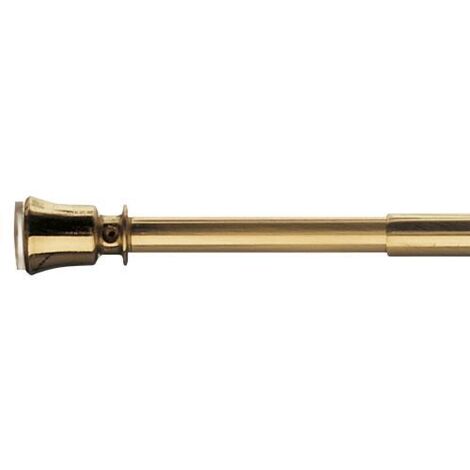 Coppia Di Scorritenda Bris Idra Ottone Tondi 80-120cm Conf.10pz