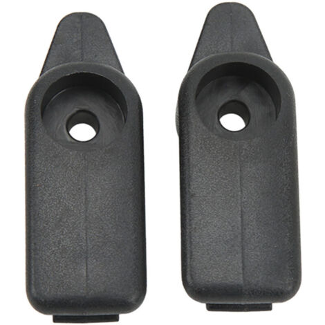 Coppia di staffe per alette parasole auto, nere 10411051, ricambio per Corvette C5 1997 – 2004