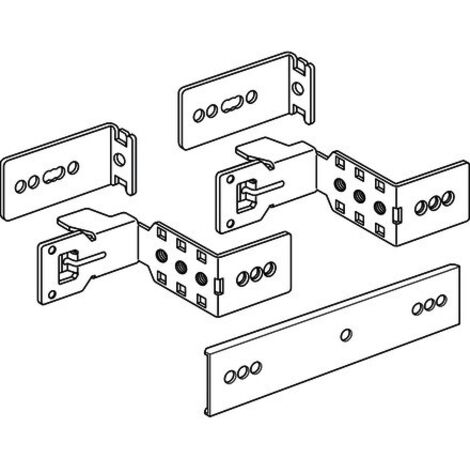 Coppia di supporti Bticino per quadri e armadi LDX800 MDX800 HDX 93000/8C