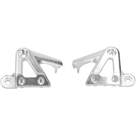 Coppia di supporti di montaggio per staffa faro adatti per Honda Hornet 900 CB900 919 CB400 VTEC 1 2 3 4 Argento