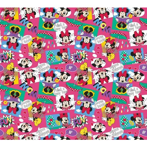 Coppia di Tende per la Cameretta 180x160 cm Disney Minnie e Mickey