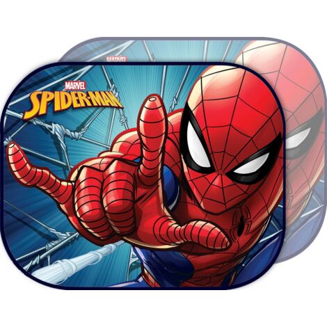 Coppia di tendine laterali parasole auto Spiderman Uomo ragno bambino