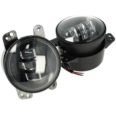 Coppia Faro Led Rotondo 4 Pollici 30W Luci Fendinebbia Per Jeep Wrangler JK 2007-2017 Dodge Journey Magnum Chrysler PT Cruiser 300 Touring