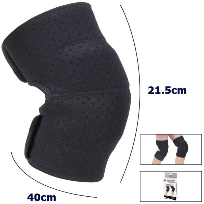 Image of Trade Shop - paar knieschützer hypoallergen waschbar armschiene für kinder schwarz farbe m -