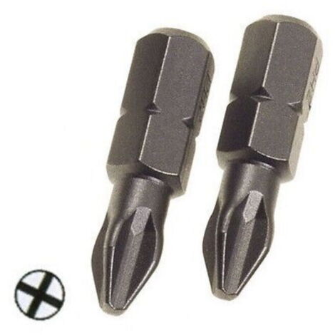 Coppia inserti inserto phillips n1 pg 45400 ph1 vite viti croce attrezzo
