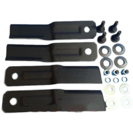 Coppia lamette + kit viti origginali per trattorino Grillo FD1500PR-FD1500PRO-FD2200-FD2200TS - 125941