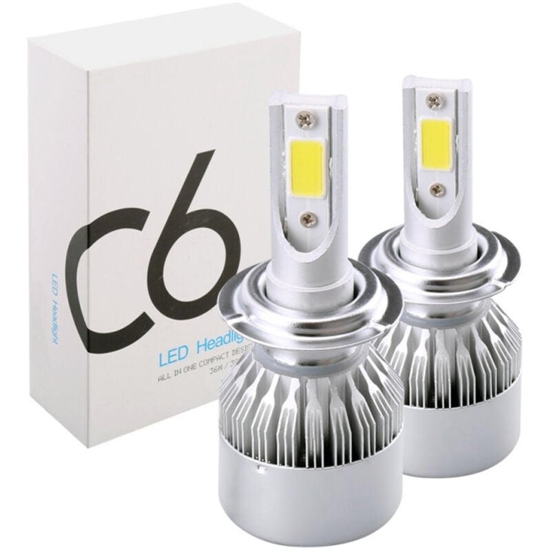 Image of Trade Shop Traesio - Trade Shop - C6 H3 6000K led 8V-48V f 36W/3800LM auto moto -