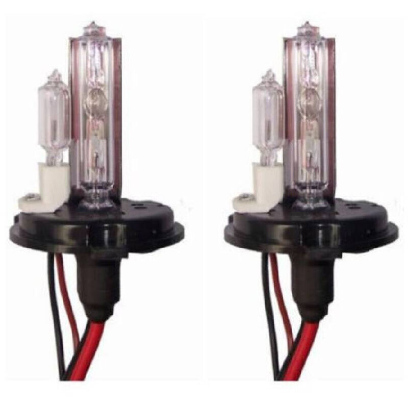 TrAdE Shop Traesio - Coppia Lampade Bulbi Kit Xeno H4-2 Lampadina Auto Luce Ricambio Anabbagliante -