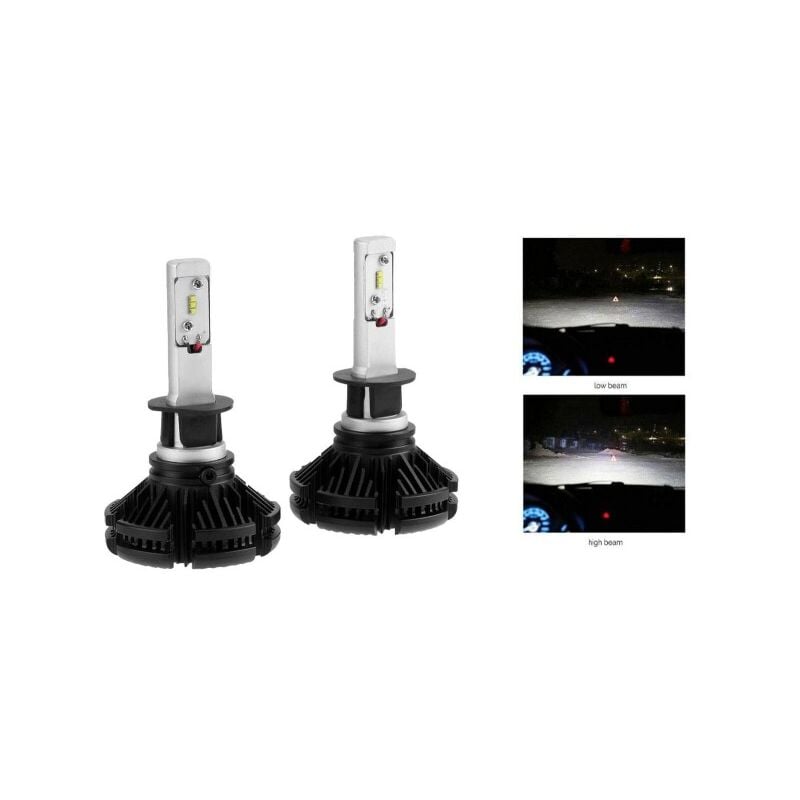 Trade Shop - Coppia Lampade Led Auto Fari H1 X3